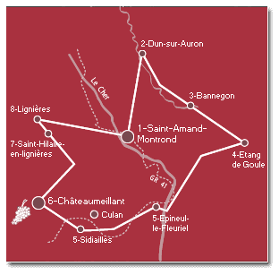 Map Berryamandois Red